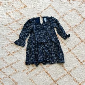 Navy Dot Dress